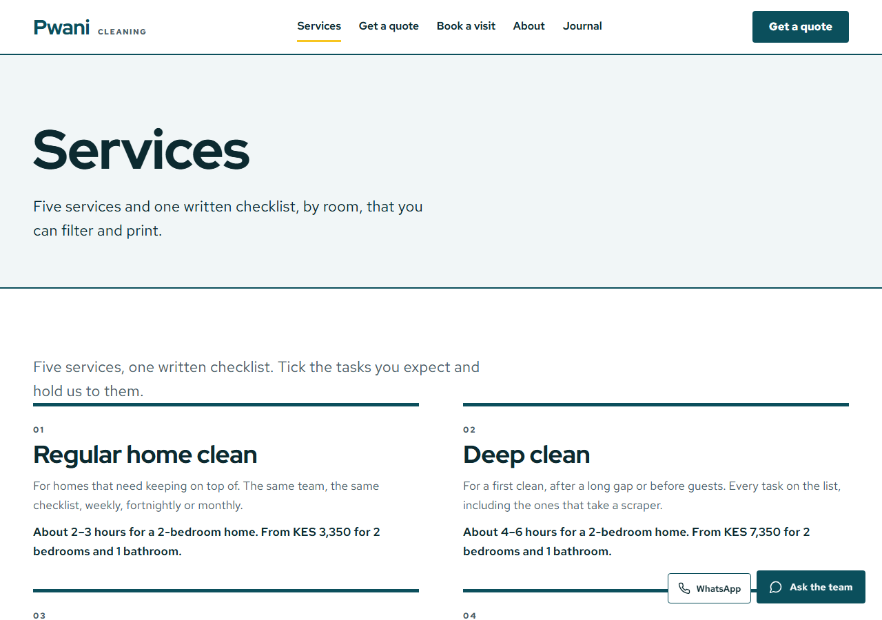 Tidewell services page