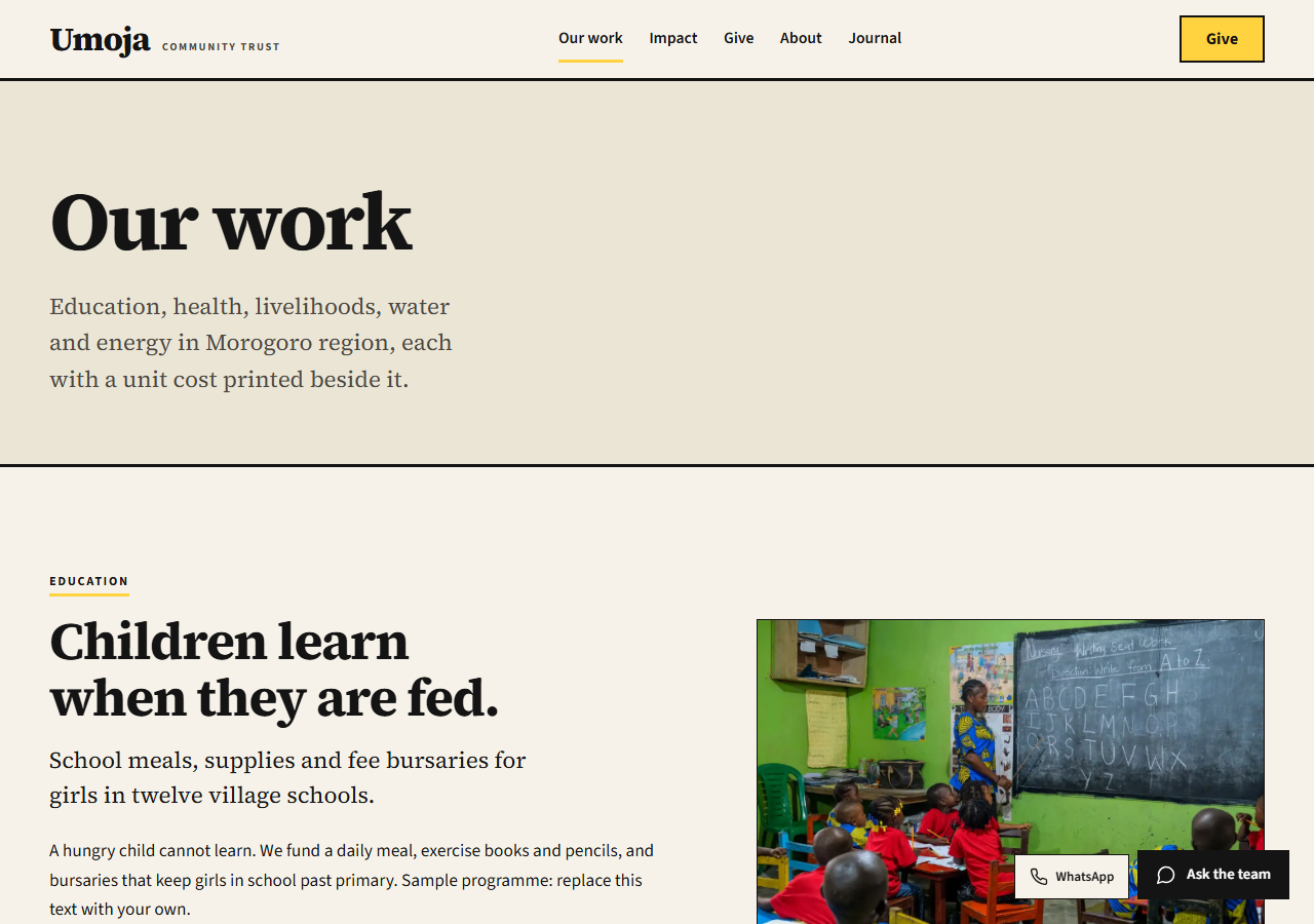 Common Cause our-work page