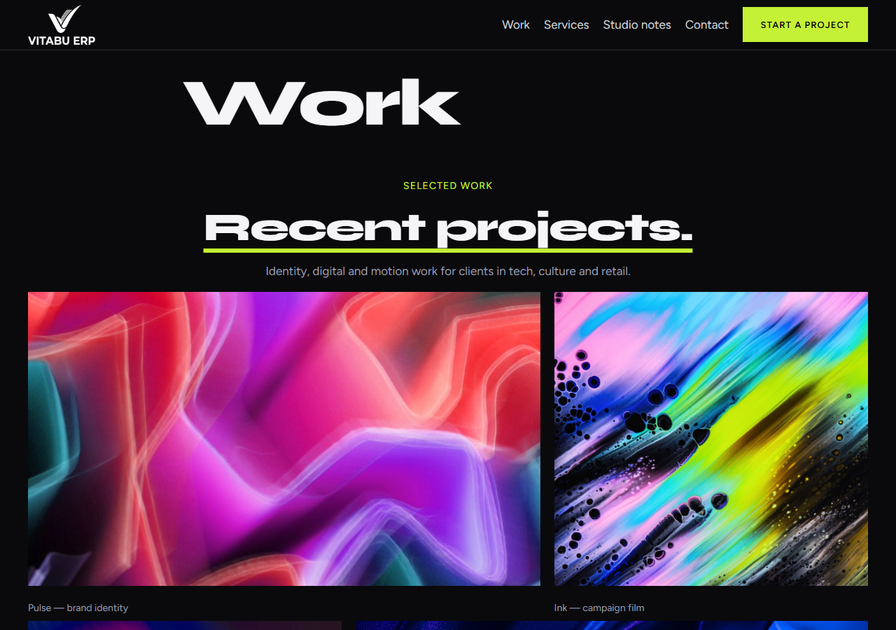 CreativeX work page