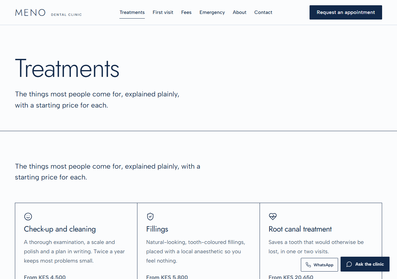 Enamel treatments page