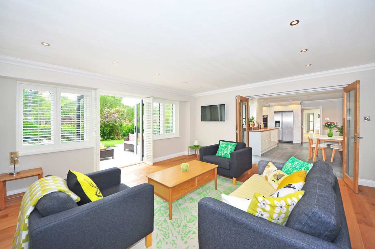 A bright, recently sold Meridian Estates living room
