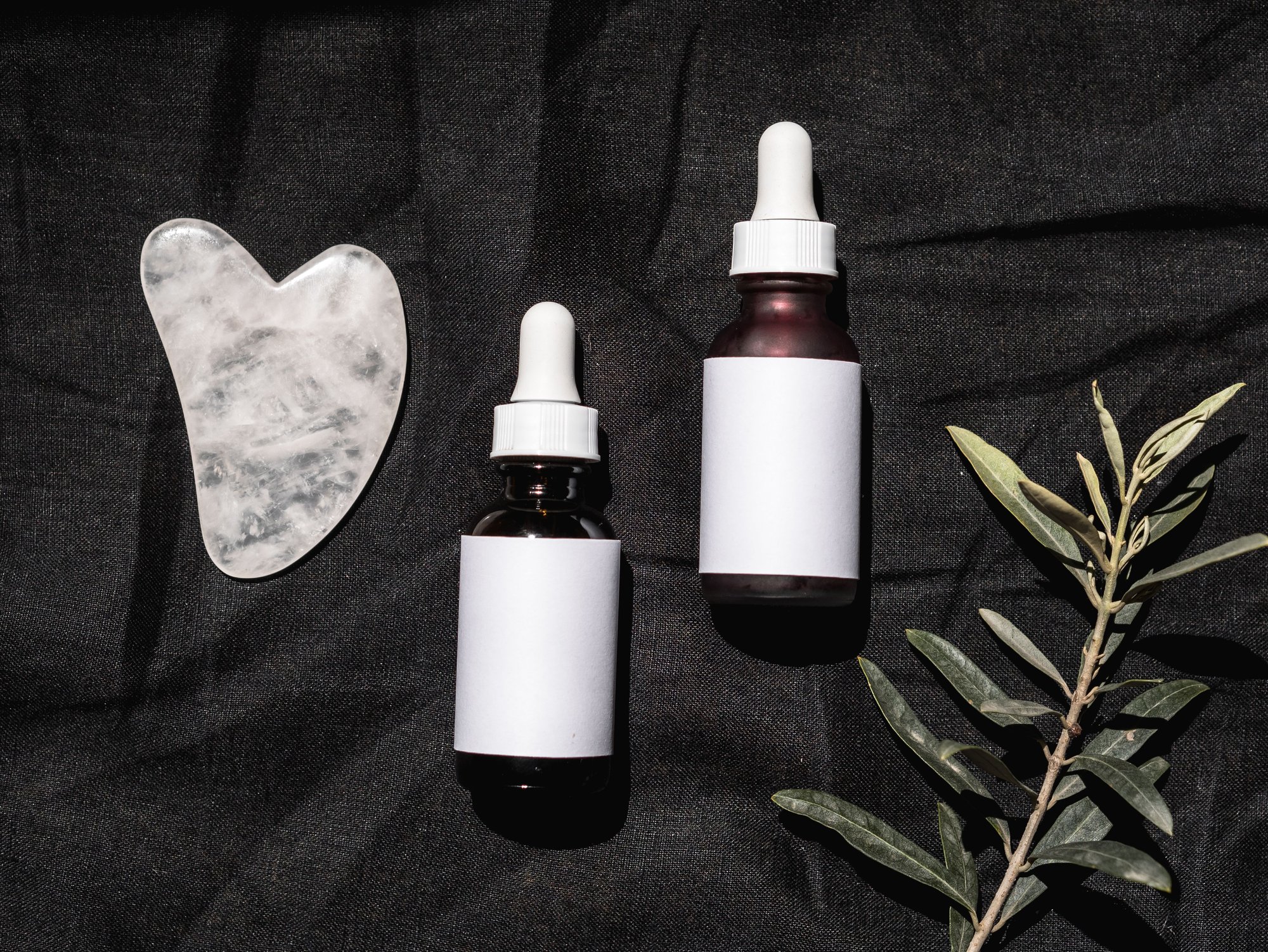 Jade Gua Sha & Facial Oil Set