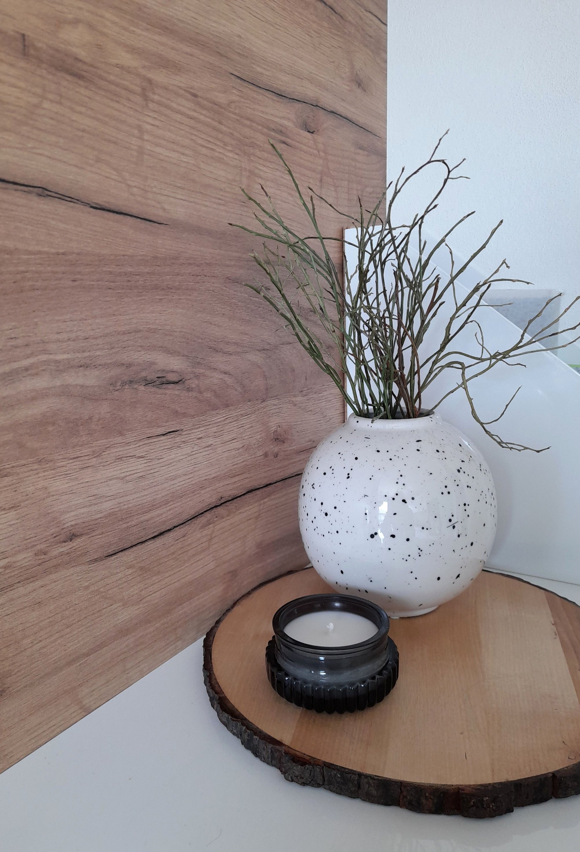 Minimalist Vase & Tray Set